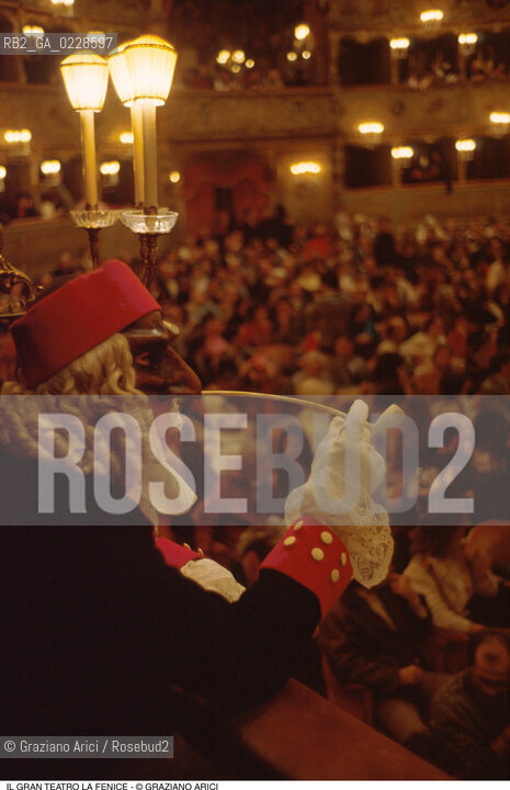 Caption: Nome: ..GRAN TEATRO LA FENICE..Descrizione: ..PALCHI FESTA DI CARNEVALE / VENEZIA..Credit: ..Graziano Arici/Rosebud2/..Costo: ..A..Nazione: ..ITALIA..Città: ..VENEZIA..Data: ..1985 ca.