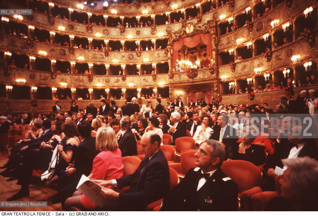 Nome: ..GRAN TEATRO LA FENICE..Descrizione: ..SALA / VENEZIA..Credit: ..Graziano Arici/Rosebud2/..Costo: ..A..Nazione: ..ITALIA..Città: ..VENEZIA..Data: ..1985 ca...