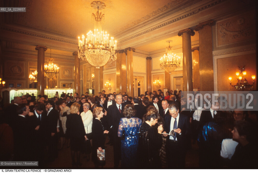 Caption: Nome: ..GRAN TEATRO LA FENICE..Descrizione: ..FOYER / VENEZIA..Credit: ..Graziano Arici/Rosebud2/..Costo: ..A..Nazione: ..ITALIA..Città: ..VENEZIA..Data: ..1985 ca.