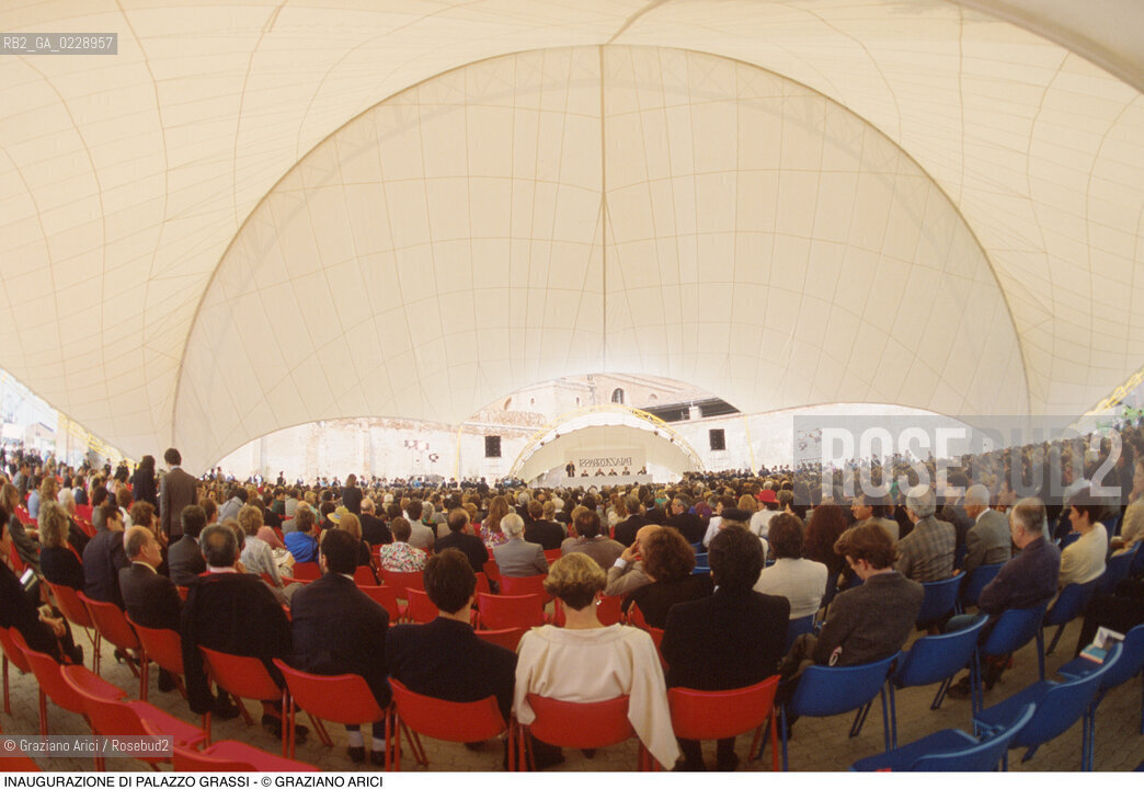 Nome: ..PALAZZO GRASSI..Descrizione: ..INAUGURAZIONE DI PALAZZO ..Credit: ..Graziano Arici/Rosebud2 ...Nazione: ..ITALIA..Città: ....Data: ..1986