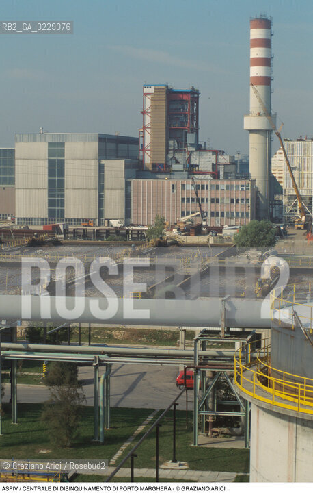 Nome: ..ASPIV..Descrizione: ..CENTRALE DI DISINQUINAMENTO DI PORTO MARGHERA..Credit: ..Graziano Arici/Rosebud2 ...Nazione: ..ITALIA..Città: ....Data: ..1998