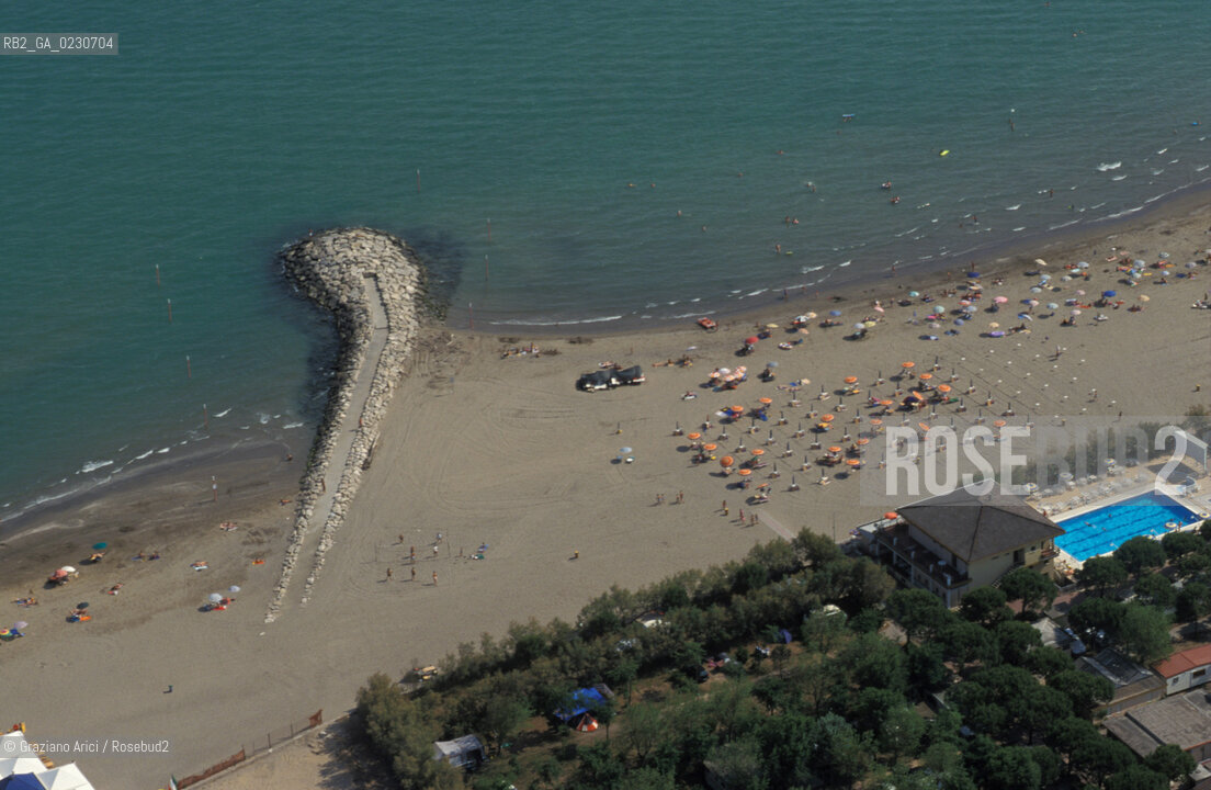JESOLO : SPIAGGIA  -  © 2002 Graziano Arici/Rosebud2 / FOTO AEREA /