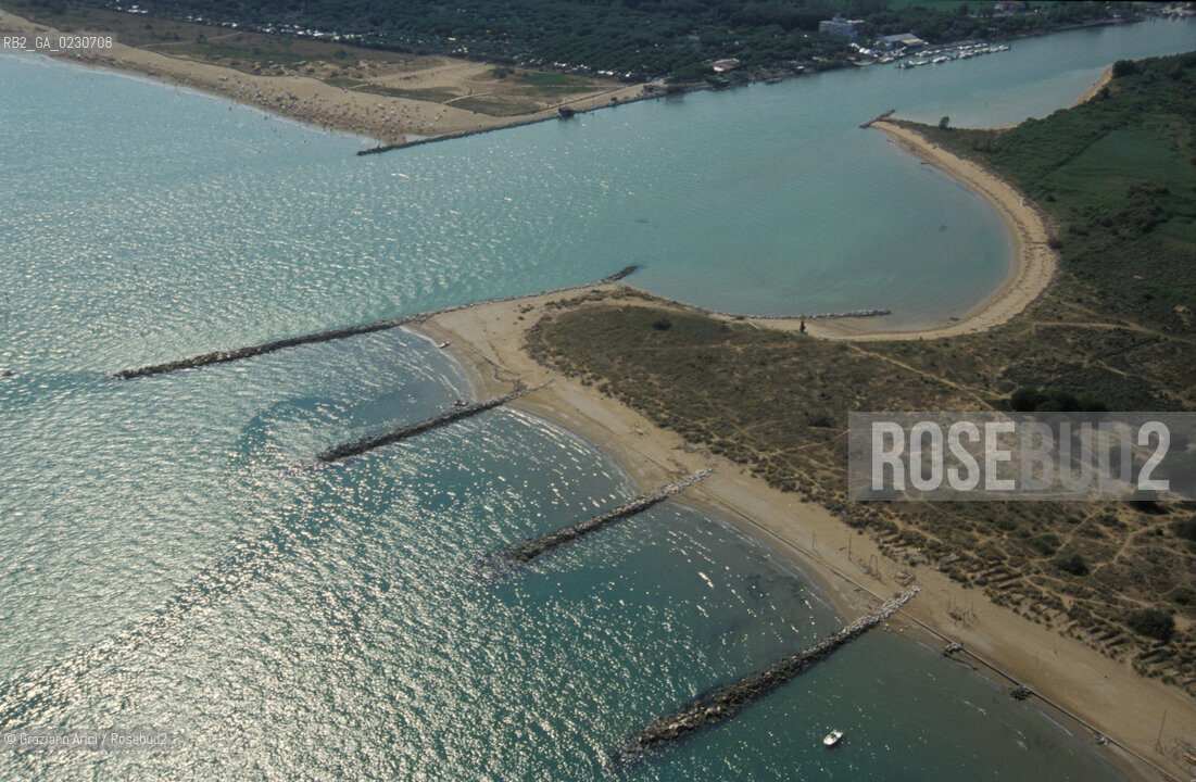 JESOLO : SPIAGGIA E FOCE DEL PIAVE -  © 2002 Graziano Arici/Rosebud2 / FOTO AEREA /