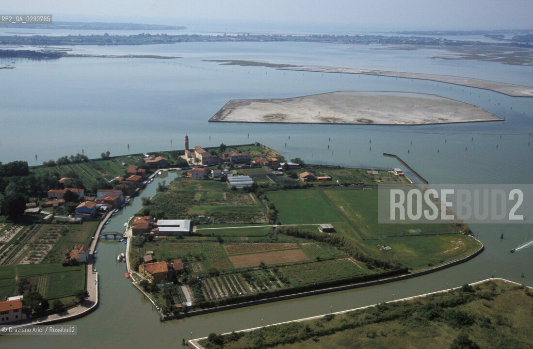 BURANO - MAZZORBO -  © 2002 Graziano Arici/Rosebud2 / FOTO AEREA
