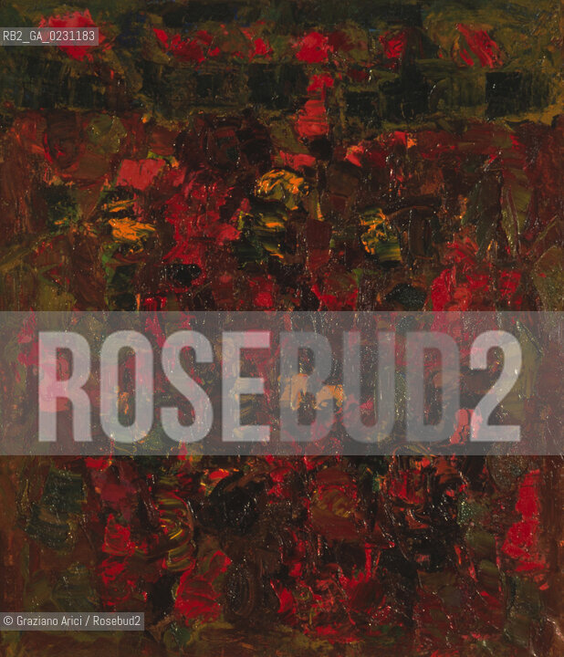 VENEZIA - MUSEO DARTE MODERNA DI CA PESARO ENNIO MORLOTTI..Campagna d’autunno, 1956..Olio su tela, cm 150 x 130 (Inv. 2128)..ARCHIVIO Graziano Arici/Rosebud2  La cessione dei diritti si intende per quanto di nostra competenza; non comprende invece le eventuali spese relative a diritti che potranno essere richiesti dagli Enti cui appartengono le opere riprese. Tali costi, ove neccessari, e l’espletamento di qualsivoglia pratica di richiesta permessi sono esclusivamente  a  carico del committente e a sua cura.