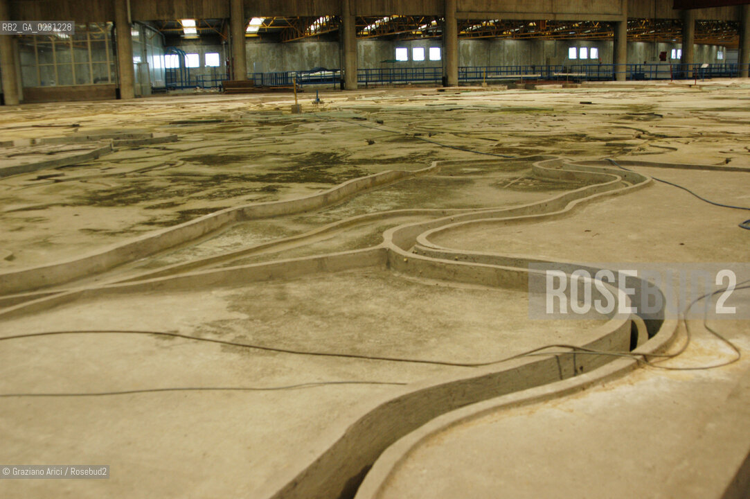 CENTRO SPERIMENTALE PER MODELLI IDRAULICI DI VOLTABAROZZO MODELLO DELLA LAGUNA - @ Graziano Arici/Rosebud2 /   ALTA MAREA CONSORZIO VENEZIA NUOVA