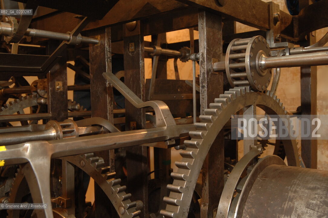 VENEZIA 24 FEBBRAIO 2006 - LAVORI DI RESTAURO DELLA TORRE DELLOROLOGIO ©Graziano Arici/Rosebud2 BRANDOLIN & DOTTOR OROLOGIO