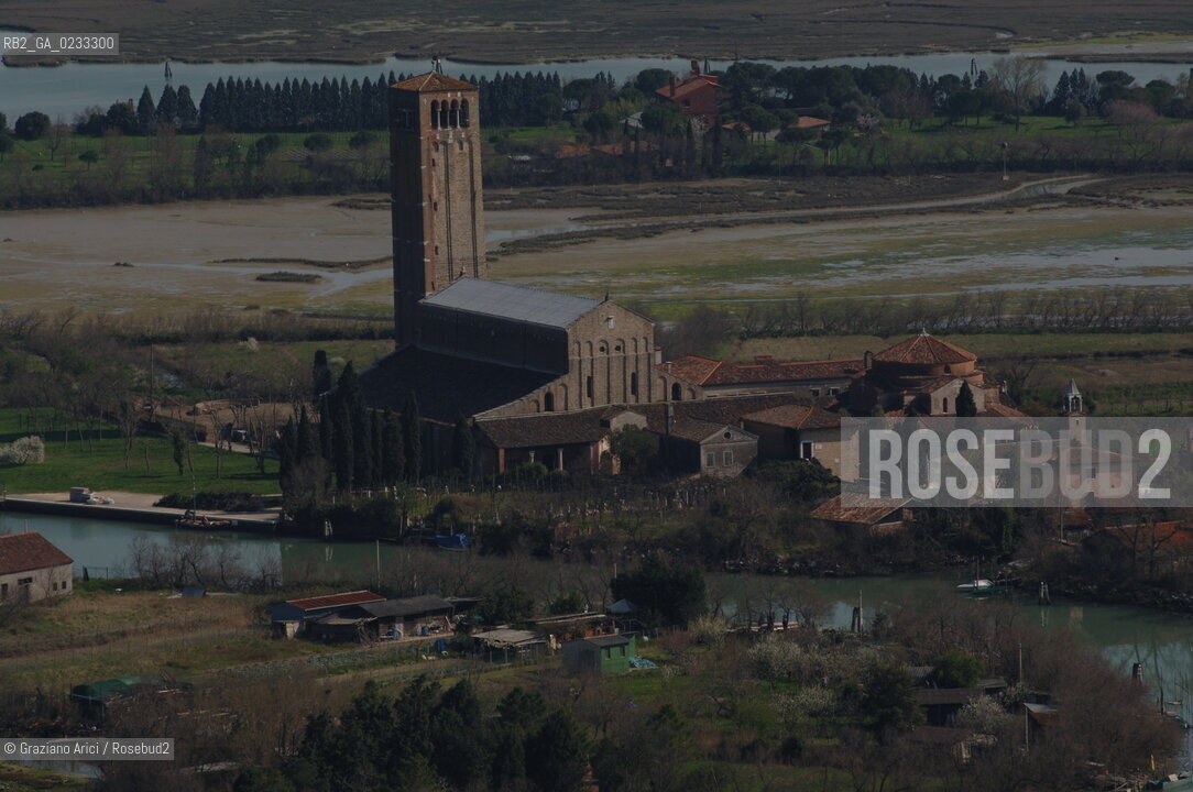 VENEZIA APRILE 2006 - FOTO AEREA DI TORCELLO NELLA LAGUNA DI VENEZIA ©Graziano Arici/Rosebud2