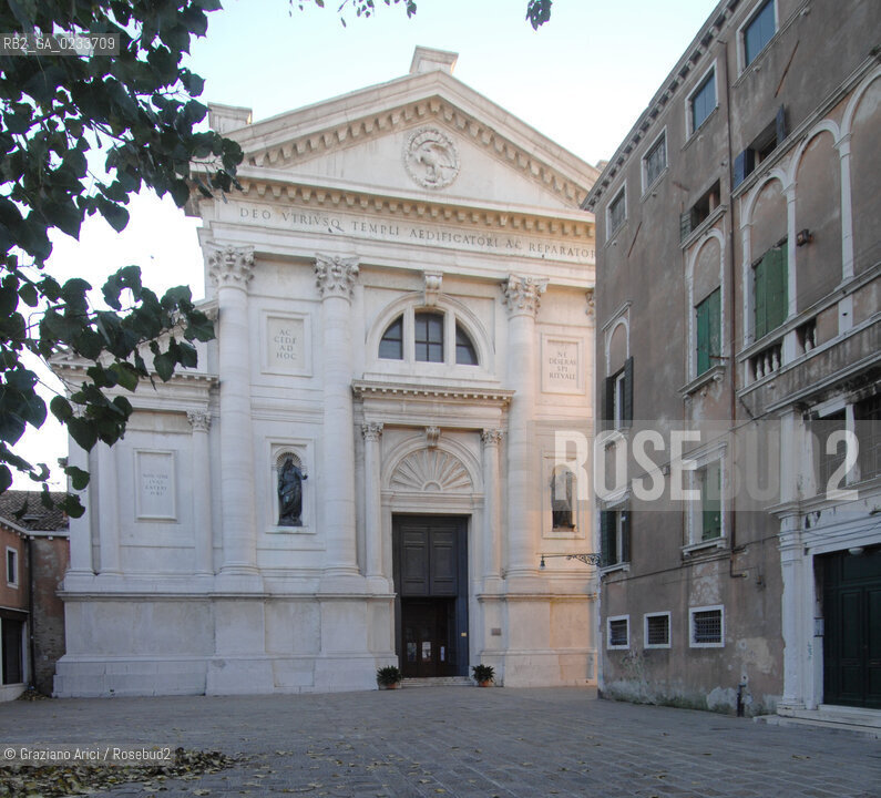 VENEZIA 3 NOVEMBRE 2006 - COMPLESSO CONVENTUALE DEI FRATI FRANCESCANI DI S.FRANCESCO DELLA VIGNA - CHIESA  ©Graziano Arici/Rosebud2 PALLADIO