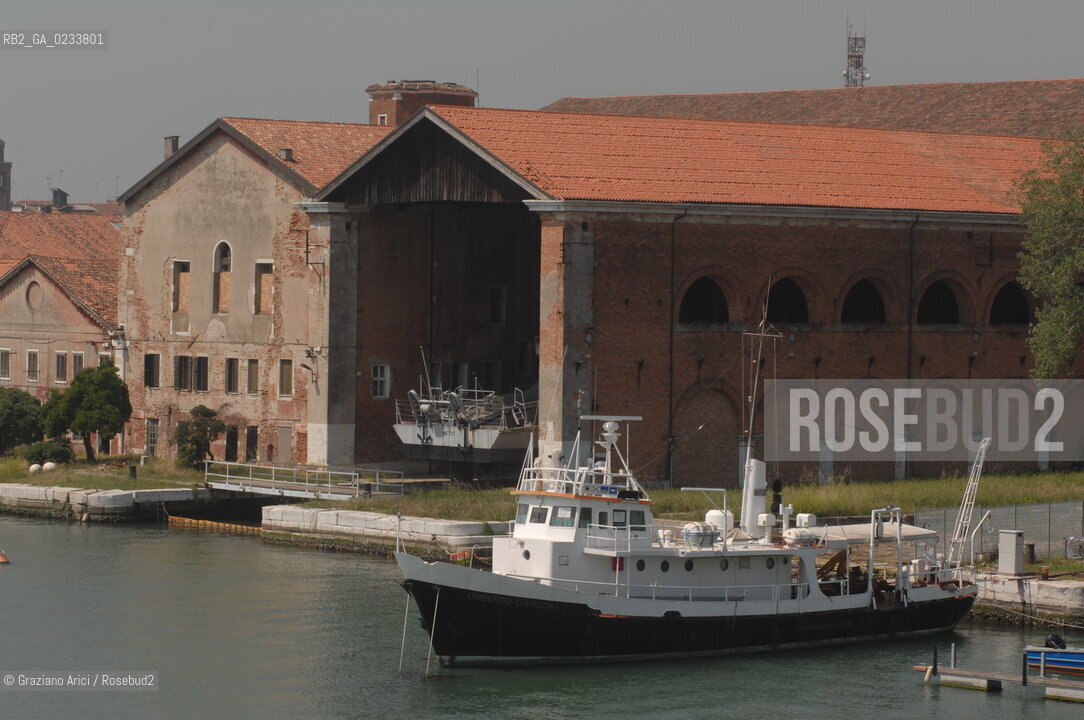 VENEZIA 22 MAGGIO 2007 - ARSENALE DI VENEZIA : DARSENA NUOVISSIMA ©Graziano Arici/Rosebud2 ARCHEOLOGIA INDUSTRIALE THETIS