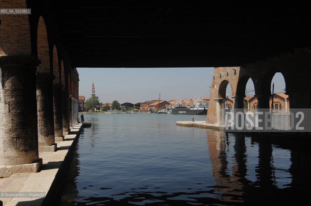 VENEZIA 19 LUGLIO 2007 - ARSENALE DI VENEZIA : CORDERIE, ARTIGLIERIE, GAGGIANDRE E DARSENA NUOVISSIMA ©Graziano Arici/Rosebud2 ARCHEOLOGIA INDUSTRIALE