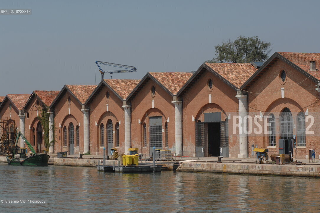 VENEZIA 19 LUGLIO 2007 - ARSENALE DI VENEZIA : CORDERIE, ARTIGLIERIE, GAGGIANDRE E DARSENA NUOVISSIMA ©Graziano Arici/Rosebud2 ARCHEOLOGIA INDUSTRIALE