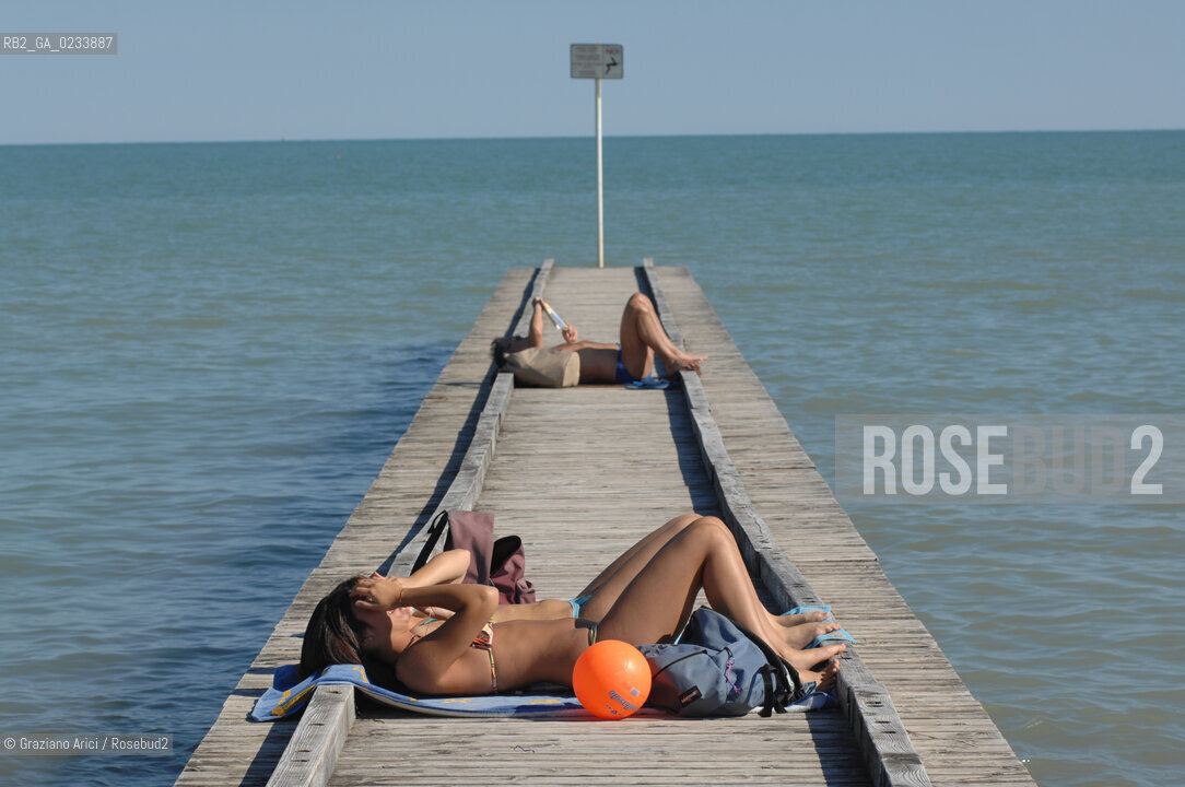 VENEZIA 1/08/2007 - LITORALE DI JESOLO ©Graziano Arici/Rosebud2 SPIAGGIA