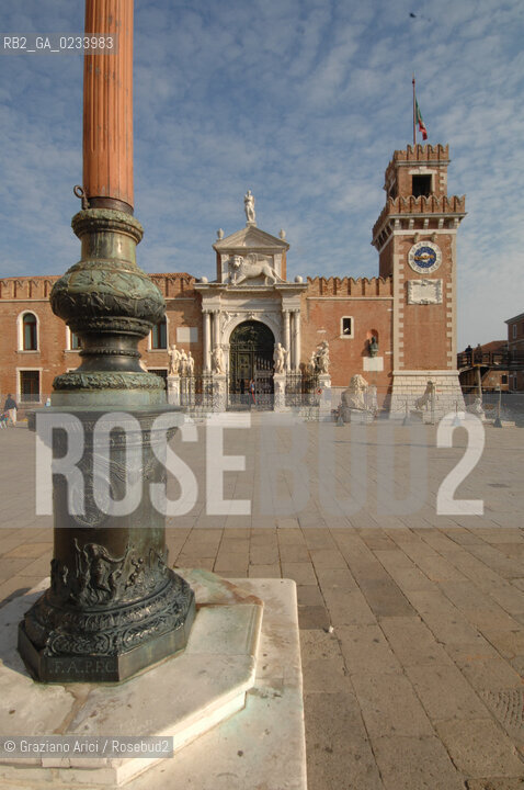 VENEZIA 25 SETTEMBRE 2007  - ARSENALE DI VENEZIA : PORTA DI TERRA, DARSENA VECCHIA BUCINTORO, CANALE DELLE GALEAZZE, STRADE CAMPAGNA, PIAZZALE DELLIMPERO ©Graziano Arici/Rosebud2 ARCHEOLOGIA INDUSTRIALE