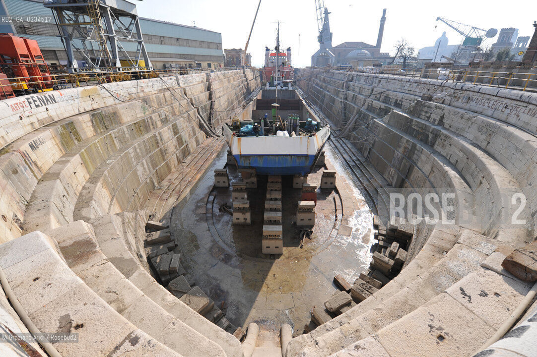 VENEZIA,24.02.2009. LAVORI DI RESTAURO E RISTRUTTURAZIONE DELLARSENALE ©Graziano Arici/Rosebud2 CONSORZIO VENEZIA NUOVA