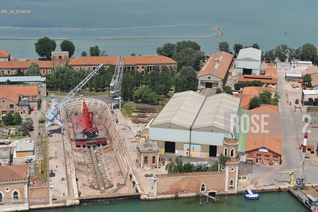 VENEZIA 17/7/09 FOTO AEREE DEI BACINI DELLARSENALE ©Graziano Arici/Rosebud2 CONSORZIO VENEZIA NUOVA