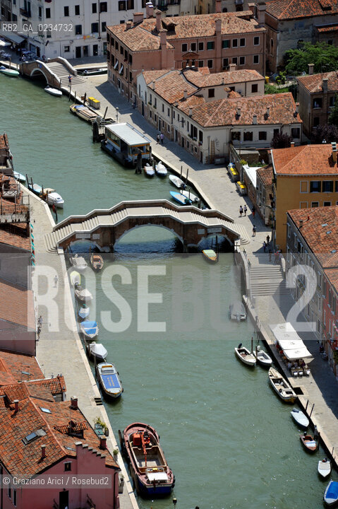 VENEZIA LUGLIO 2009 - FOTO AEREA DEL RIO DI CANNAREGIO ©Graziano Arici/Rosebud2