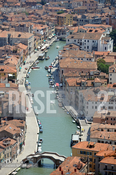 VENEZIA LUGLIO 2009 - FOTO AEREA DEL RIO DI CANNAREGIO ©Graziano Arici/Rosebud2