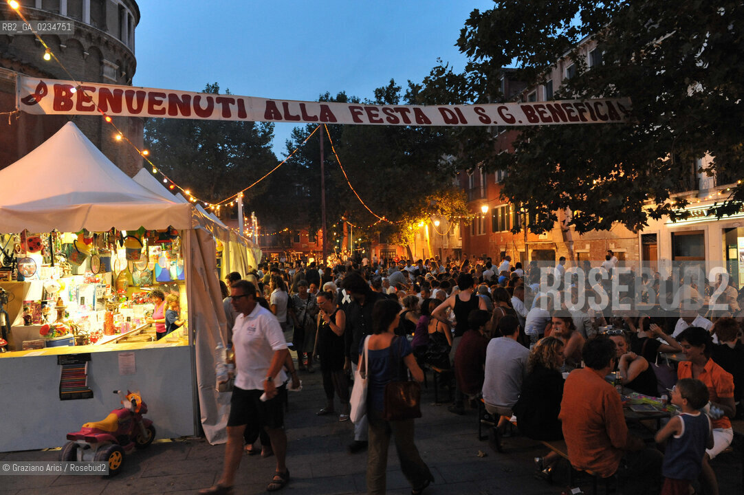 VENEZIA LUGLIO 2009 - FESTA IN CAMPO S.GIACOMO DELLORIO ©Graziano Arici/Rosebud2