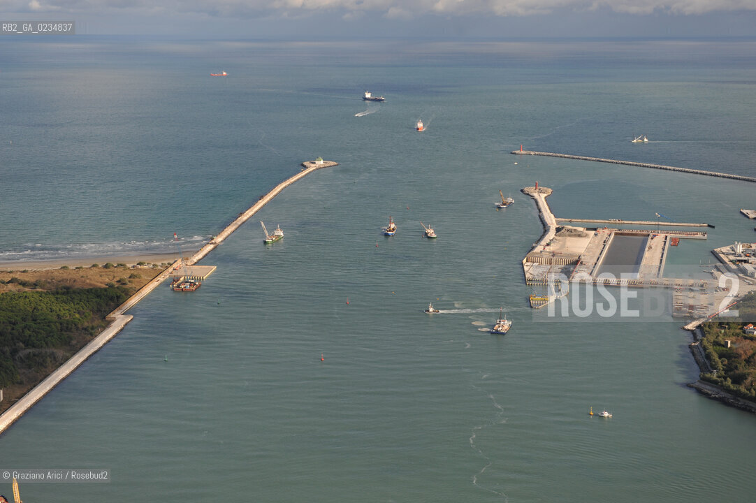 VENEZIA 15/10/09 FOTO AEREE AI LAVORI ESEGUITI R IN CORSO A MALAMOCCO ©Graziano Arici/Rosebud2 CONSORZIO VENEZIA NUOVA