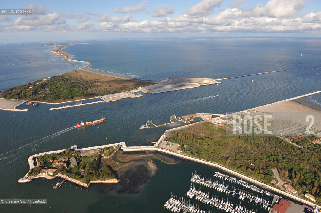 VENEZIA 15/10/09 FOTO AEREE AI LAVORI ESEGUITI R IN CORSO A CHIOGGIA ©Graziano Arici/Rosebud2 CONSORZIO VENEZIA NUOVA