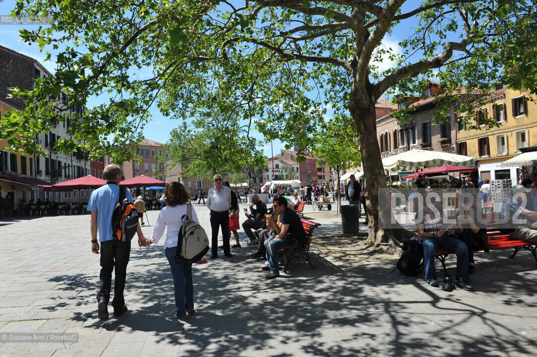 Venice april 2010 -  campo S.Margherita  ©Graziano Arici/Rosebud2