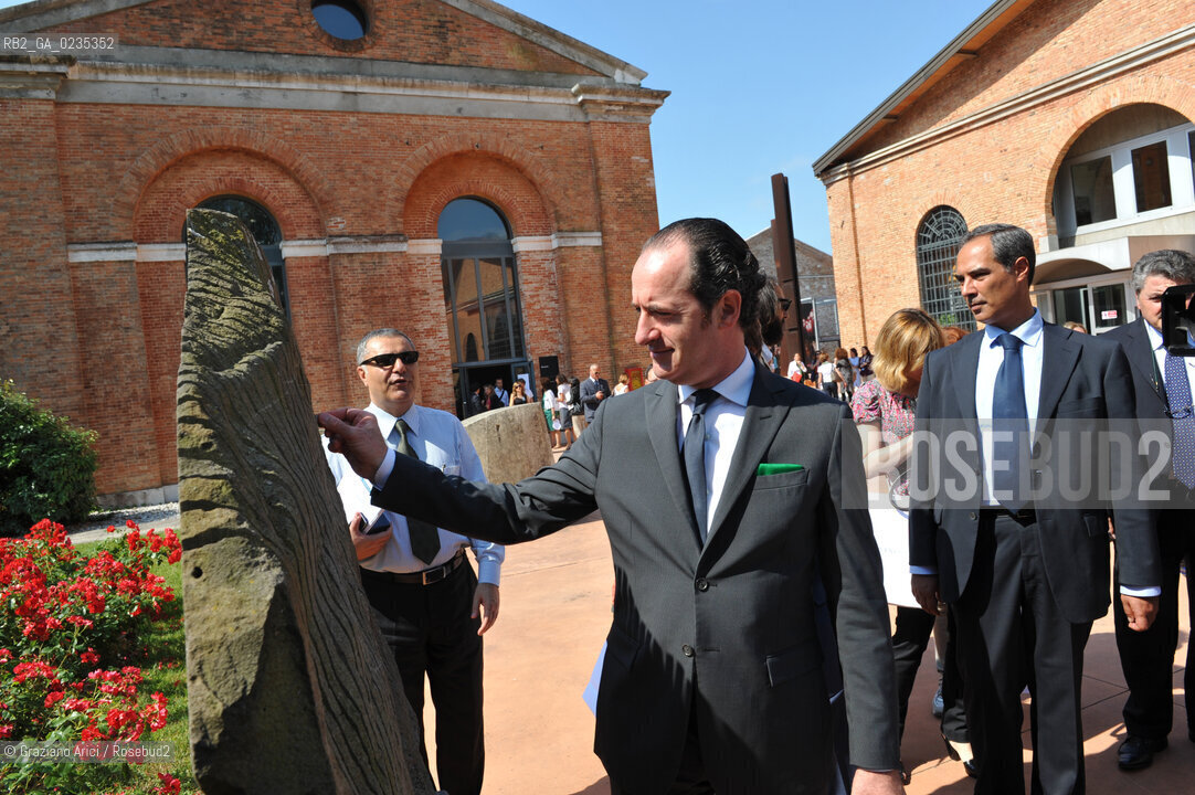 Venice 9/6/10 - Visit of the Veneto Region President Luca Zaia to the Mose system against the High Tide in Venice ©Graziano Arici/Rosebud2