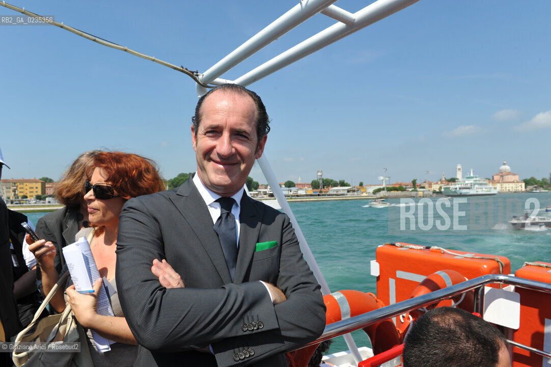 Venice 9/6/10 - Visit of the Veneto Region President Luca Zaia to the Mose system against the High Tide in Venice ©Graziano Arici/Rosebud2