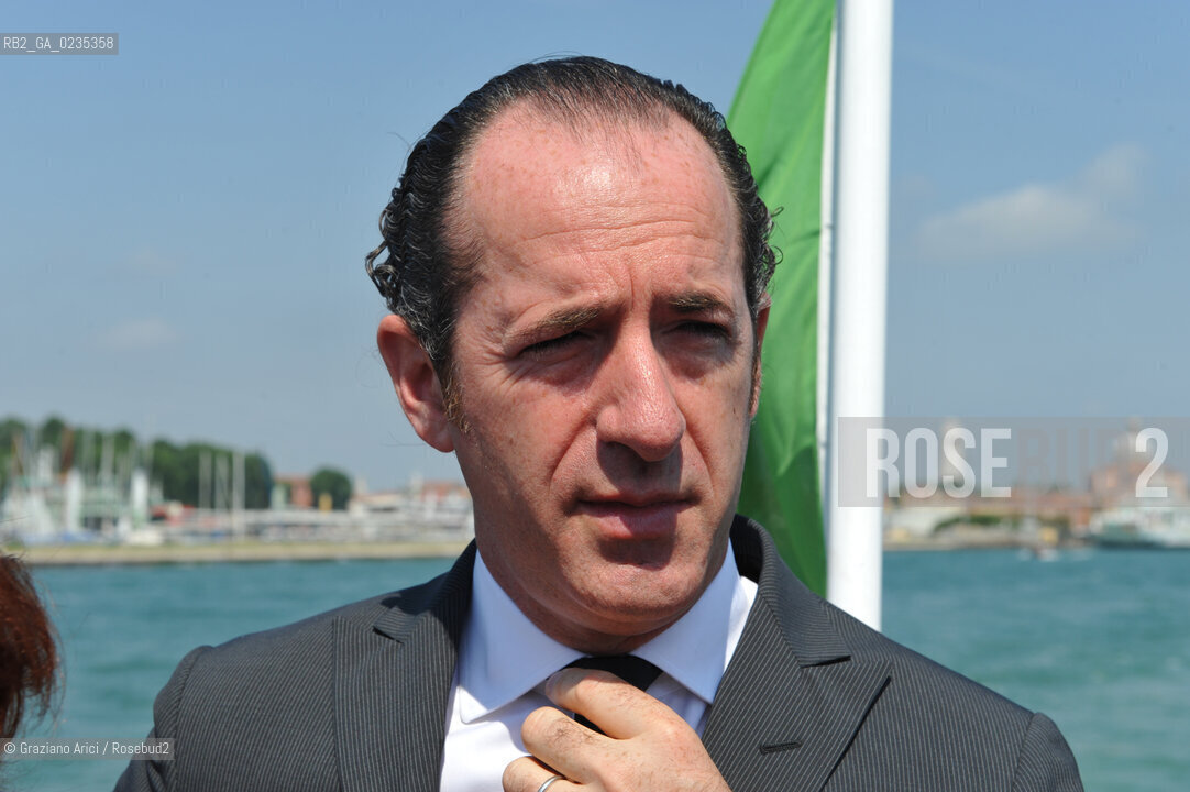 Venice 9/6/10 - Visit of the Veneto Region President Luca Zaia to the Mose system against the High Tide in Venice ©Graziano Arici/Rosebud2