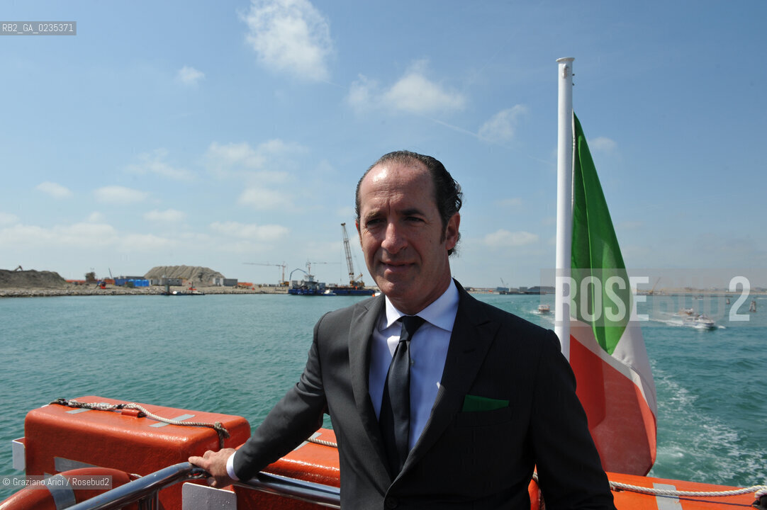 Venice 9/6/10 - Visit of the Veneto Region President Luca Zaia to the Mose system against the High Tide in Venice ©Graziano Arici/Rosebud2