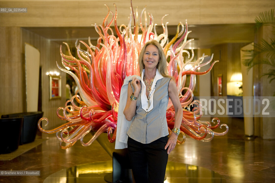 Venezia 14 Luglio 2010 - La signora Francesca Bortolotto Possati, proprietaria dei Bauer Hotels nella Hall del Palazzo Bauer ©Graziano Arici/Rosebud2