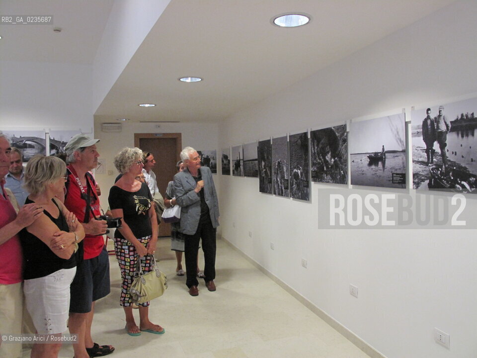 CAORLE 23/7/10 : MOSTRA HEMINGWAY A CAORLE PAOLA PALLIERI GIANNI MORIANI ©Graziano Arici/Rosebud2