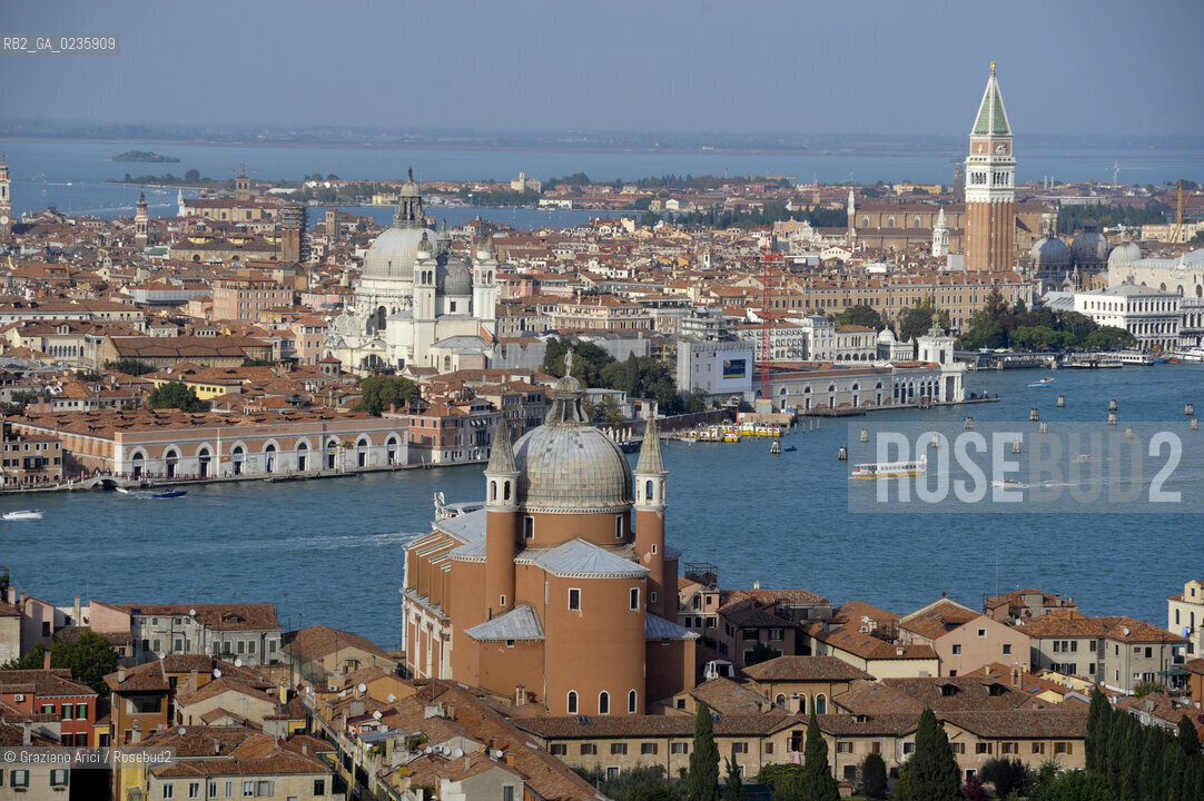 Venice october 2010 - The aerial view of Venice skyline giudecca S.Marco foto aerea ©Graziano Arici/Rosebud2