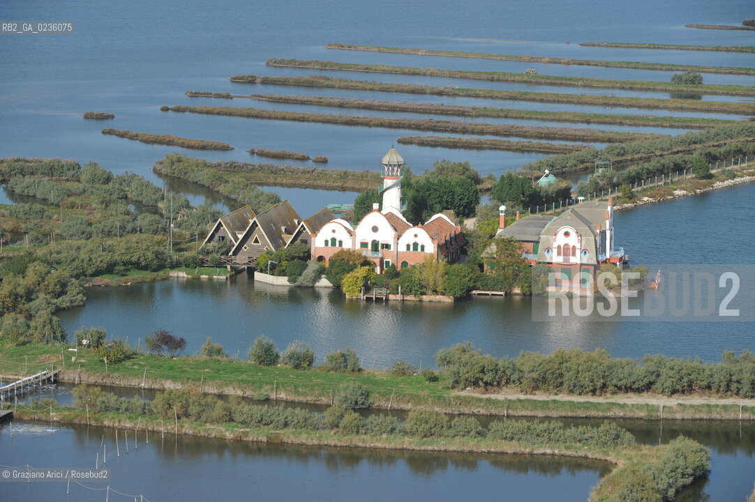 VENEZIA 11/10/10- FOTO AEREE DELLE BARENE DELLA LAGUNA SUD VALLE DA PESCA VALLE ZAPPA ©Graziano Arici/Rosebud2 CONSORZIO VENEZIA NUOVA LAGUNA BARENA VALLE DA PESCA