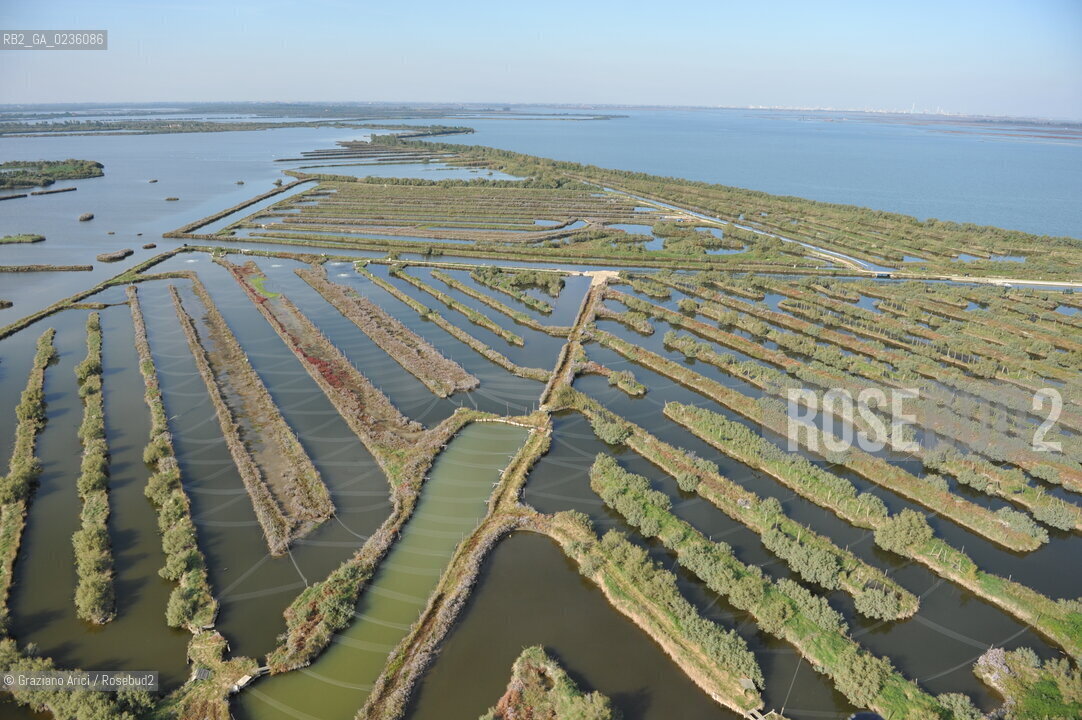 VENEZIA 11/10/10- FOTO AEREE DELLE BARENE DELLA LAGUNA SUD VALLE DA PESCA VALLE ZAPPA ©Graziano Arici/Rosebud2 CONSORZIO VENEZIA NUOVA LAGUNA BARENA VALLE DA PESCA
