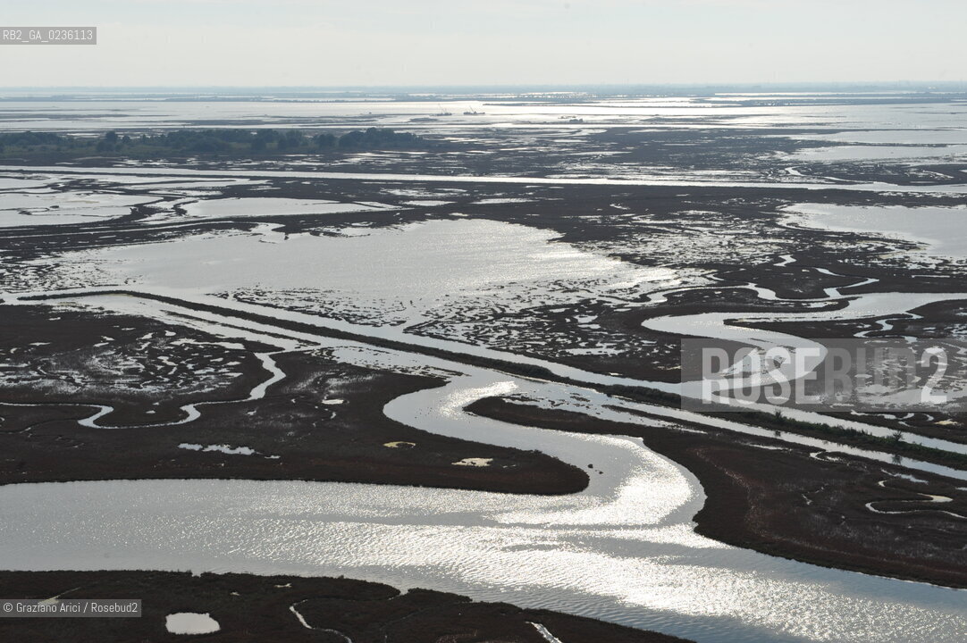 VENEZIA 11/10/10- FOTO AEREE DELLE BARENE DELLA LAGUNA SUD ©Graziano Arici/Rosebud2 CONSORZIO VENEZIA NUOVA LAGUNA BARENA
