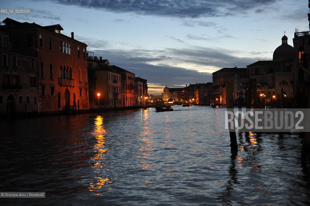 Venice october 2010 - sunset in Venice Grand Canal canal grande tramonto©Graziano Arici/Rosebud2