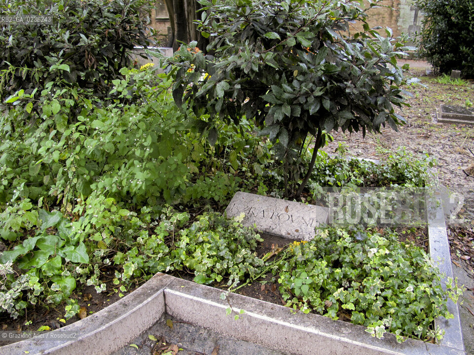 Venice october 2010 - Monumental cemetery in Venice: grave of the poet Ezra Pound ©Graziano Arici/Rosebud2