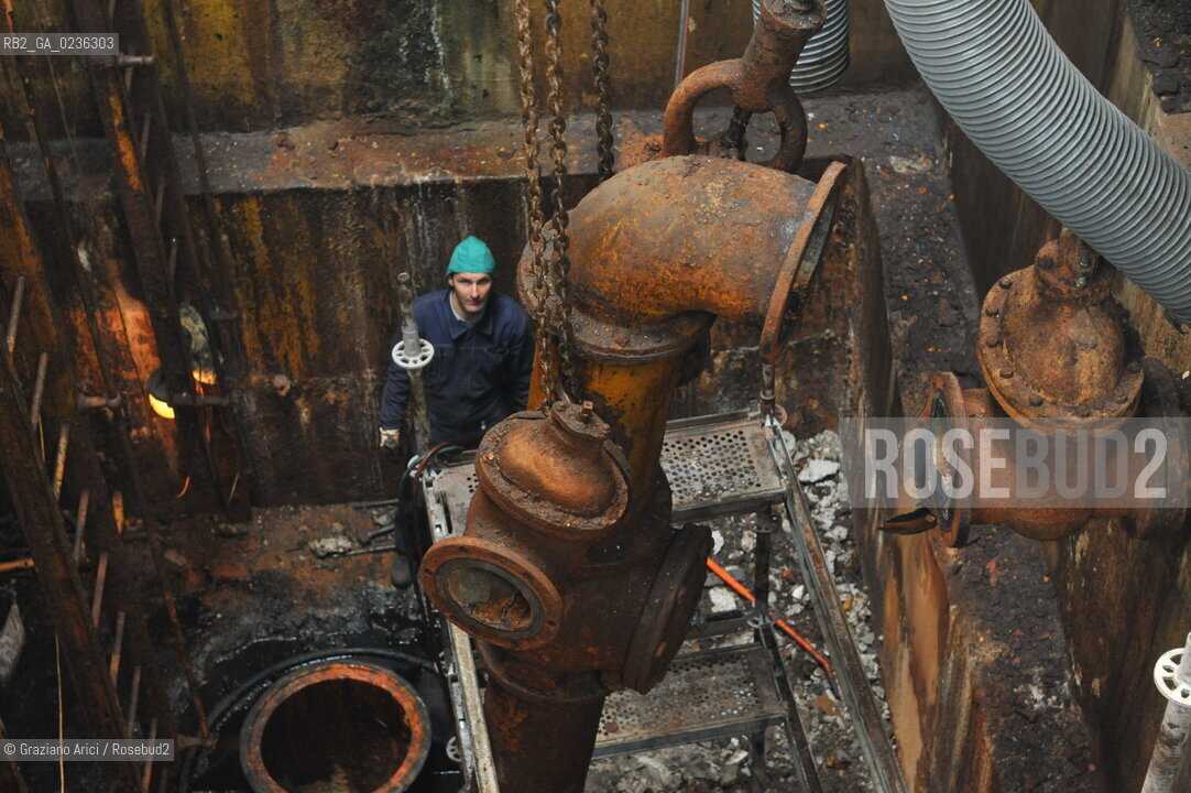 VENEZIA ARSENALE 11/11/10 LAVORI DI RISTRUTTURAZIONE DELLARSENALE DI VENEZIA EDIFICIO 88 E POMPE ©Graziano Arici/Rosebud2   CONSORZIO VENEZIA NUOVA