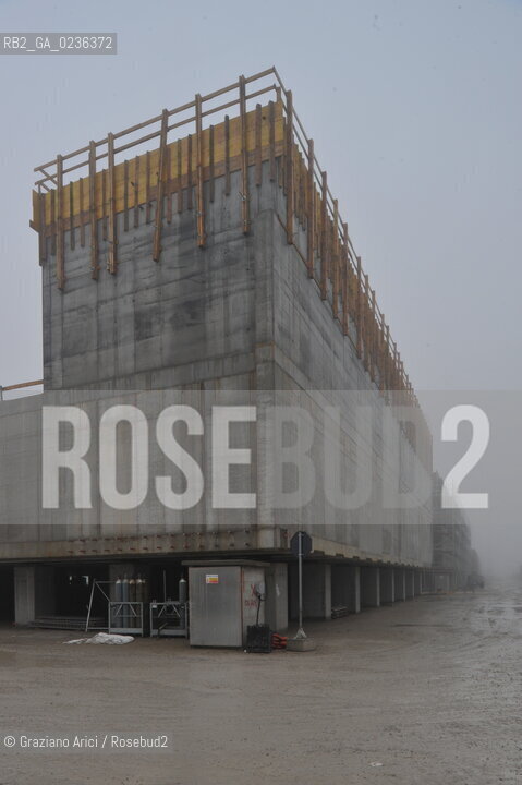 Venezia 9/12/10 - LAVORI IN CORSO ALLA BOCCA DI PORTO DI MALAMOCCO ©Graziano Arici/Rosebud2 CONSORZIO VENEZIA NUOVA