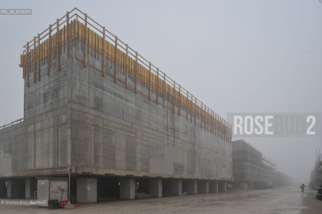 Venezia 9/12/10 - LAVORI IN CORSO ALLA BOCCA DI PORTO DI MALAMOCCO ©Graziano Arici/Rosebud2 CONSORZIO VENEZIA NUOVA