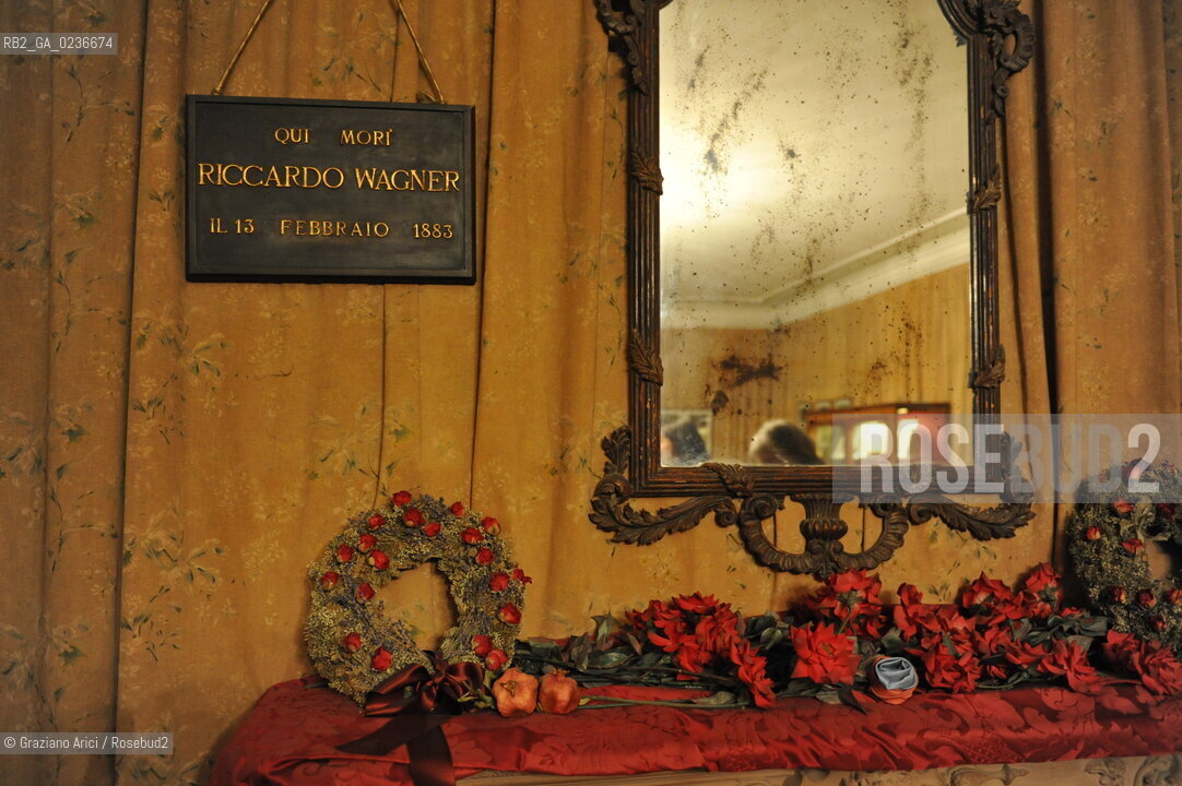 Venice 4/2/11 - The Wagner Apartment where the composer Richard Awner died, in Ca Vendramin Calergi Palace appartamento Wagner compositore musica ©Graziano Arici/Rosebud2