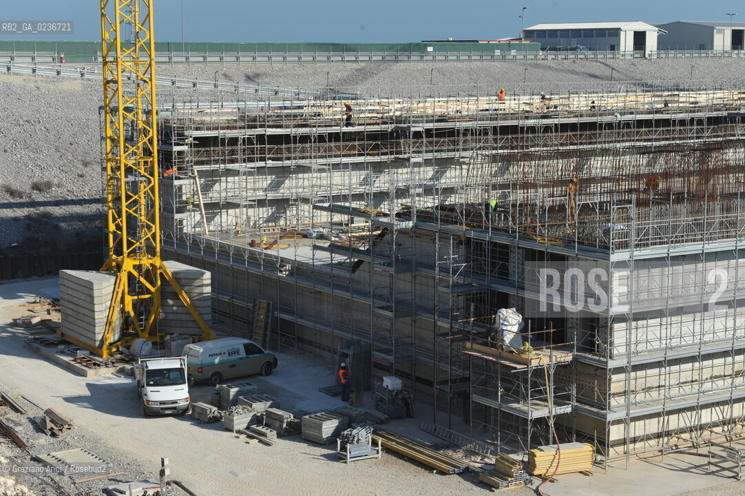 VENEZIA 1/2/11 - LAVORI IN CORSO ALLA BOCCA DI PORTO DI CHIOGGIA ©Graziano Arici/Rosebud2 CONSORZIO VENEZIA NUOVA