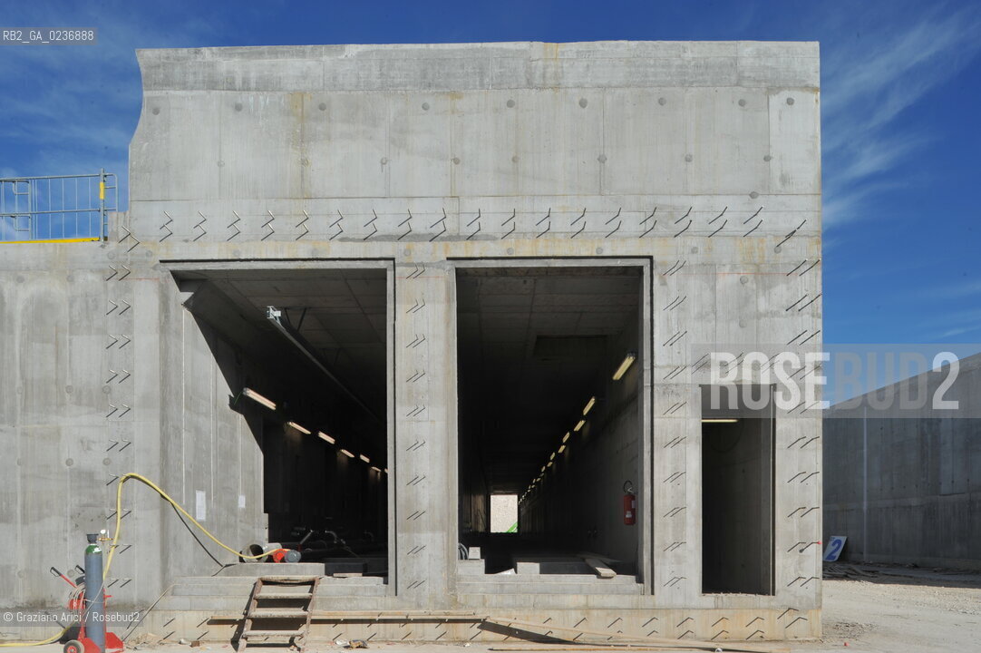 VENEZIA 3/2/11 - LAVORI IN CORSO ALLA BOCCA DI PORTO DI LIDO LATO TREPORTI ©Graziano Arici/Rosebud2 CONSORZIO VENEZIA NUOVA