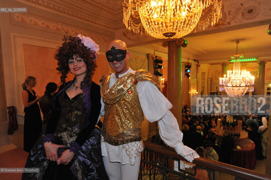 Venice 5/02/2011 - The Great Ball Party at The Gran Teatro La Fenice Theater  Gran Ballo della Cavalchina during the Carnival carnevale ©Graziano Arici/Rosebud2
