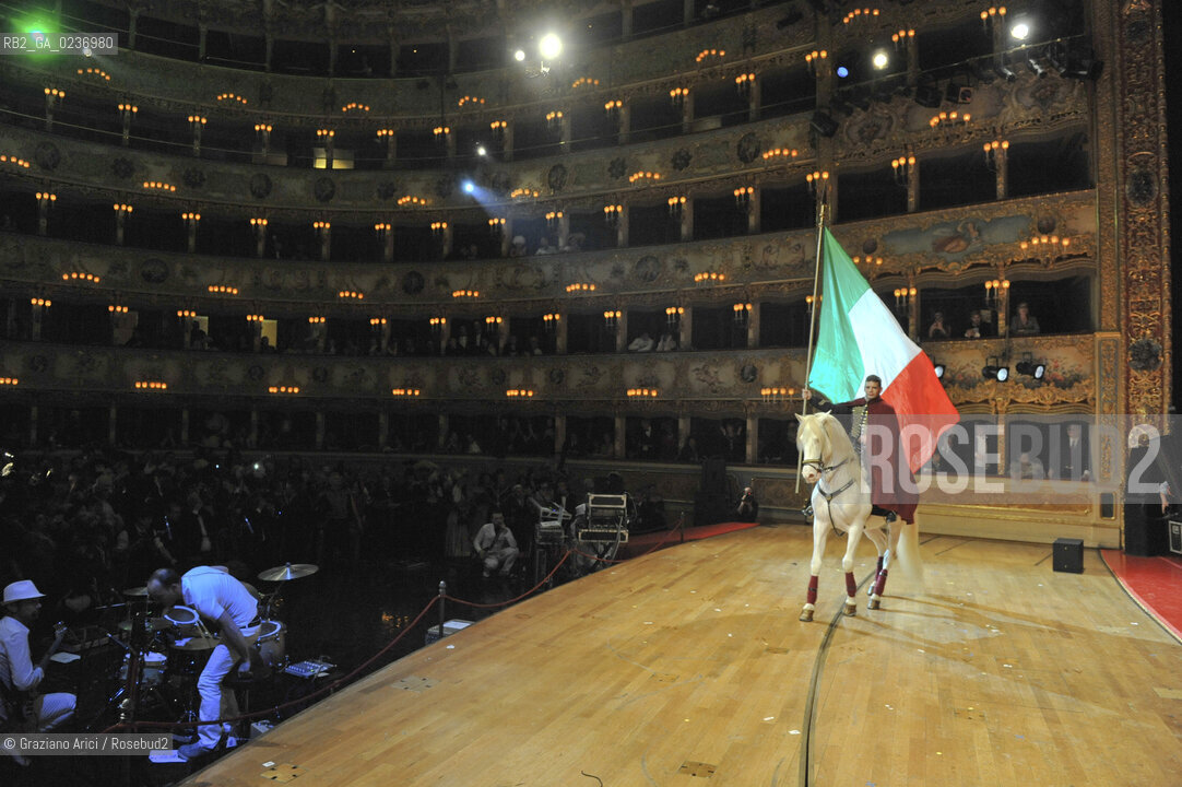 Venice 5/02/2011 - The Great Ball Party at The Gran Teatro La Fenice Theater  Gran Ballo della Cavalchina during the Carnival carnevale ©Graziano Arici/Rosebud2