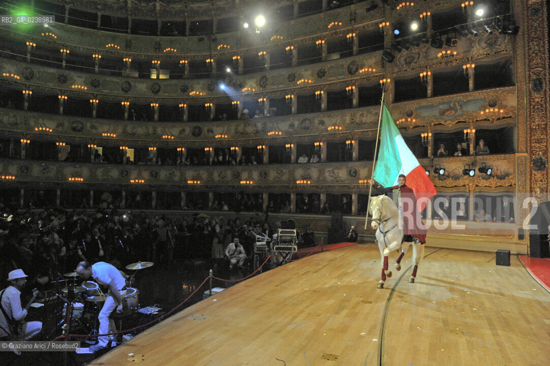 Venice 5/02/2011 - The Great Ball Party at The Gran Teatro La Fenice Theater  Gran Ballo della Cavalchina during the Carnival carnevale ©Graziano Arici/Rosebud2