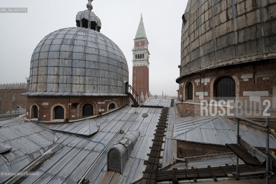 Venice 15/12/12 - Cupolas of St.Marks Basilica s.marco