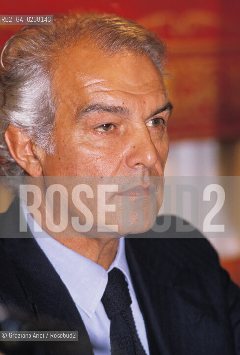 -Venezia,1990. Il Moro di Venezia. Il Presidente della Montedison Raul Gardini. Politica manager ritratto .-Venice,1990.The Moro of Venice.Portrait of the Montedison President Raul Gardini ©Graziano Arici/Rosebud2