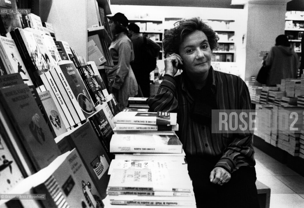 -Venezia,1980. Ritratto della scrittrice Clara Sereni. Letteratura scrittrice ritratto.-Venice,1980. Portrait of the writer Clara Sereni ©Graziano Arici/Rosebud2  astga ©Graziano Arici/Rosebud2